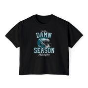 Tis The Damn Season Philly Football Crop Top