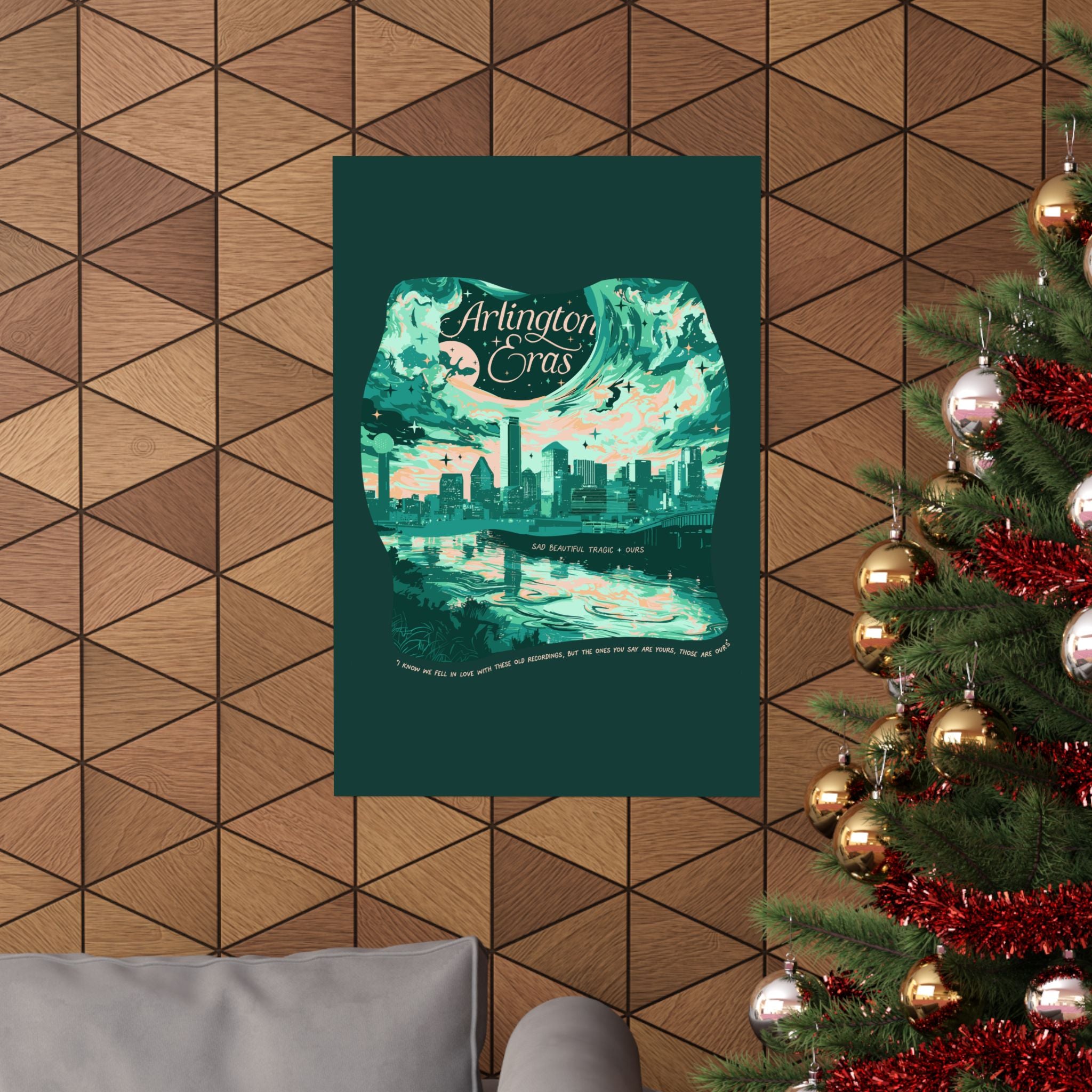Emerald Night One Arlington Eras Tour Poster