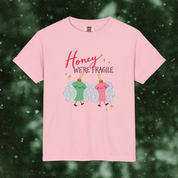 Kid's Honey We're Fragile Tee in Blossom