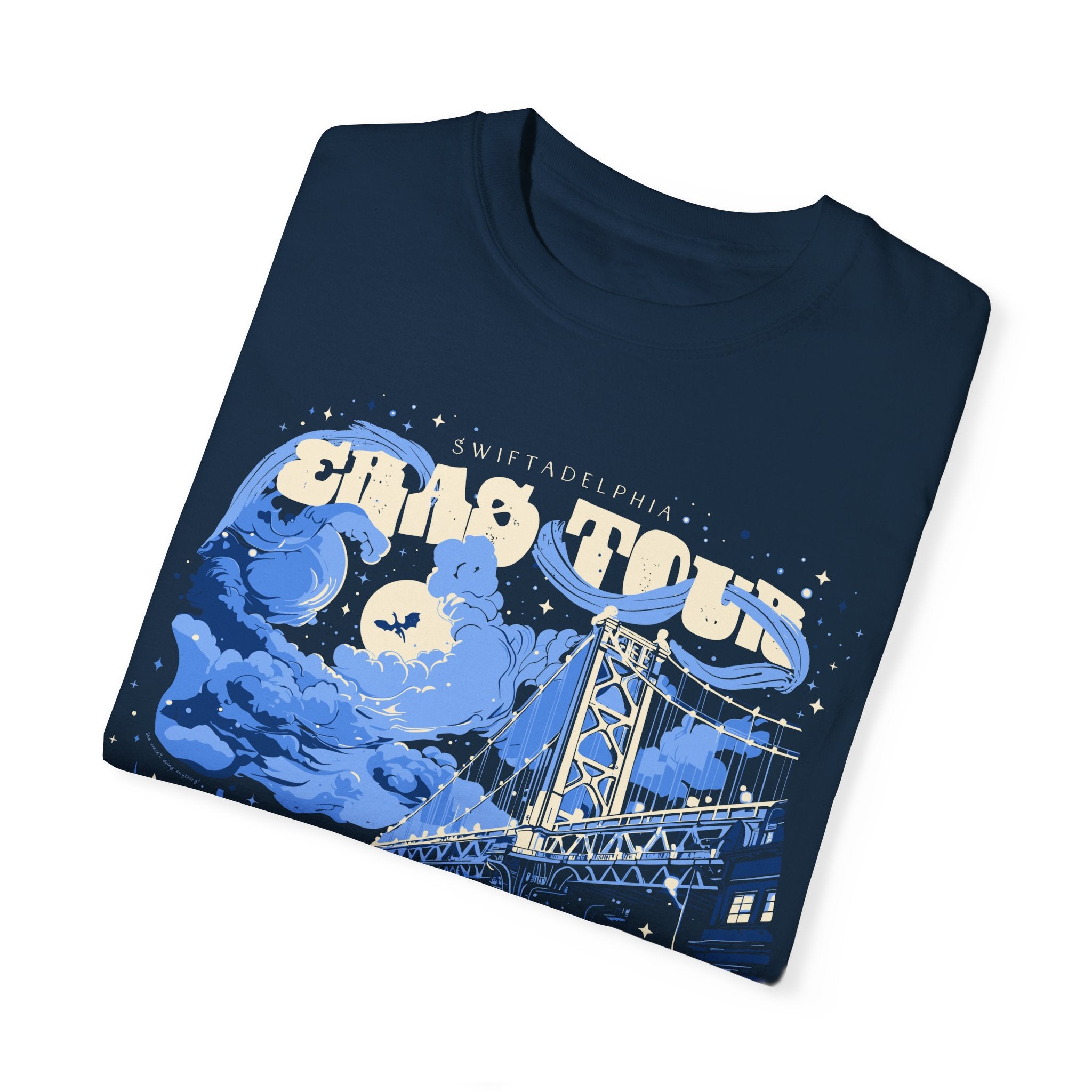 Night Two Swiftadelphia Skyline Single Sided Eras Tour Shirt
