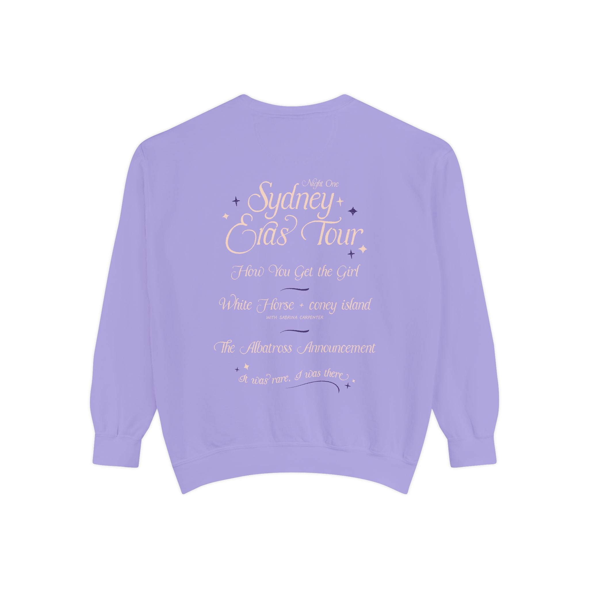 Night One Sydney Eras Tour Crewneck