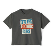 It's The Guns Crop Top