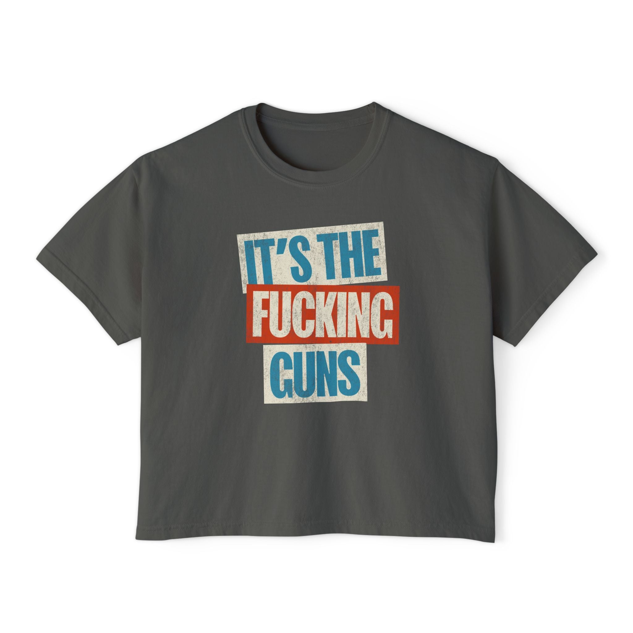 It's The Guns Crop Top