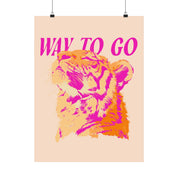 Way To Go Tiger Poster