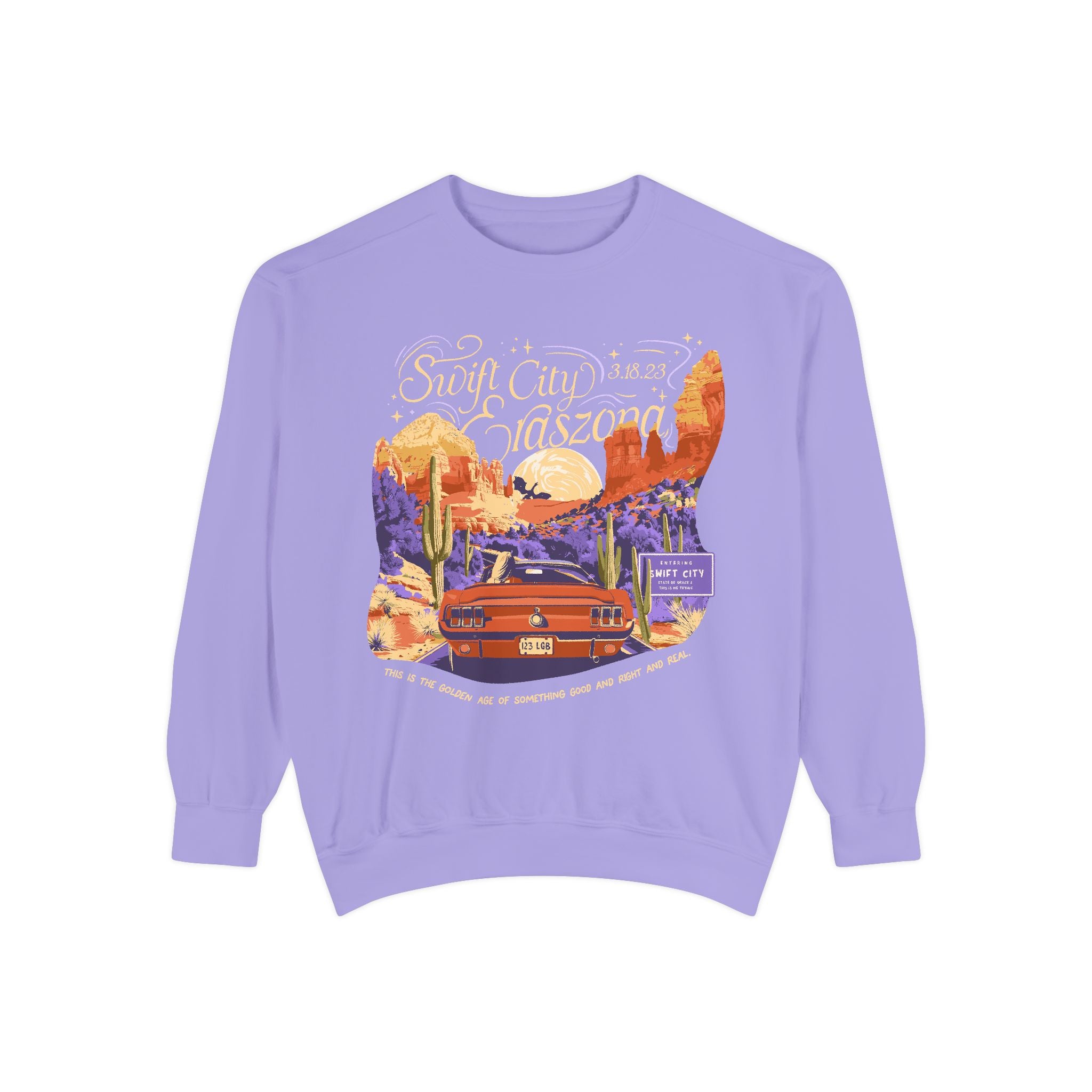 Night Two Sedona Drive Eraszona Tour Crewneck
