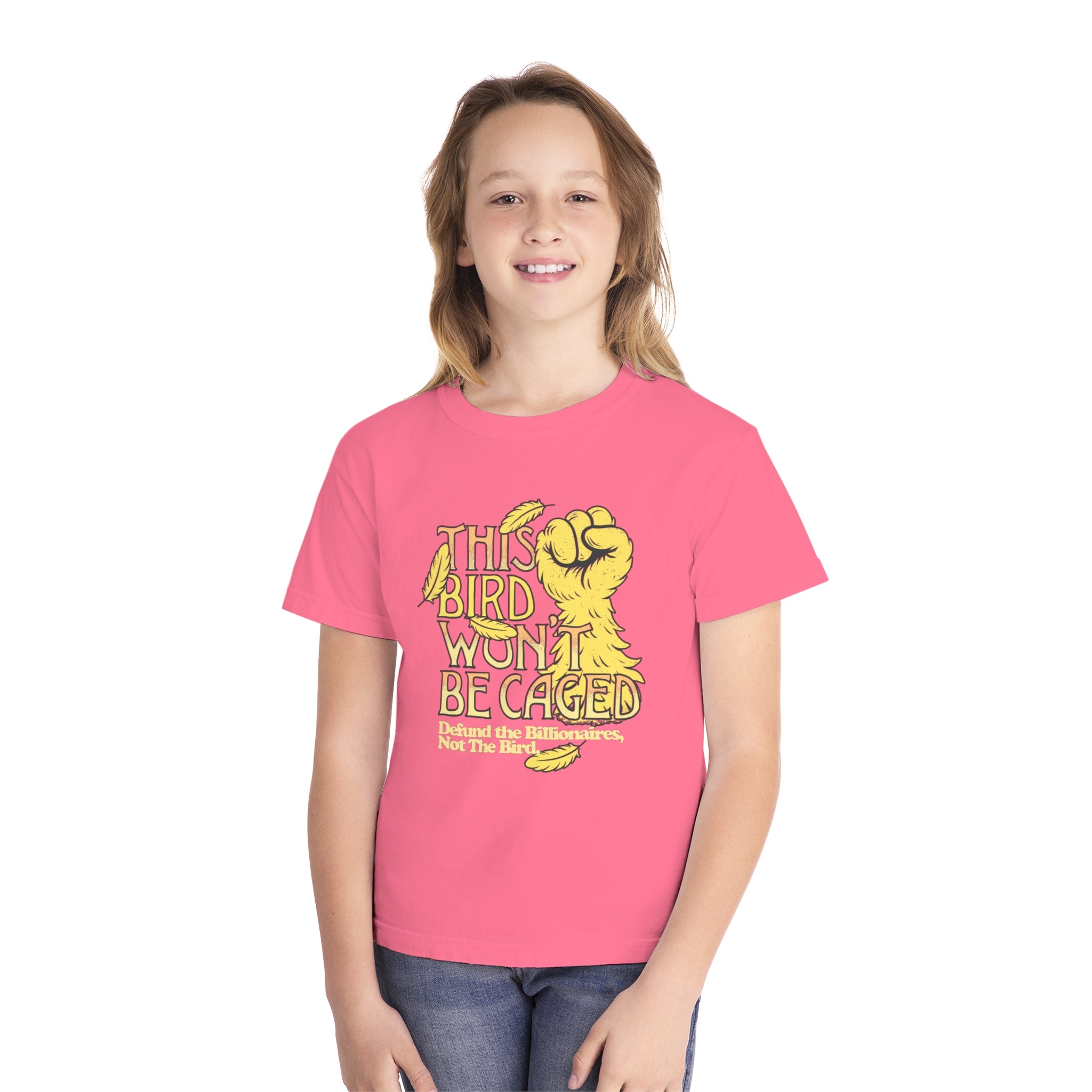 Kid's This Bird Won't Be Caged Tee