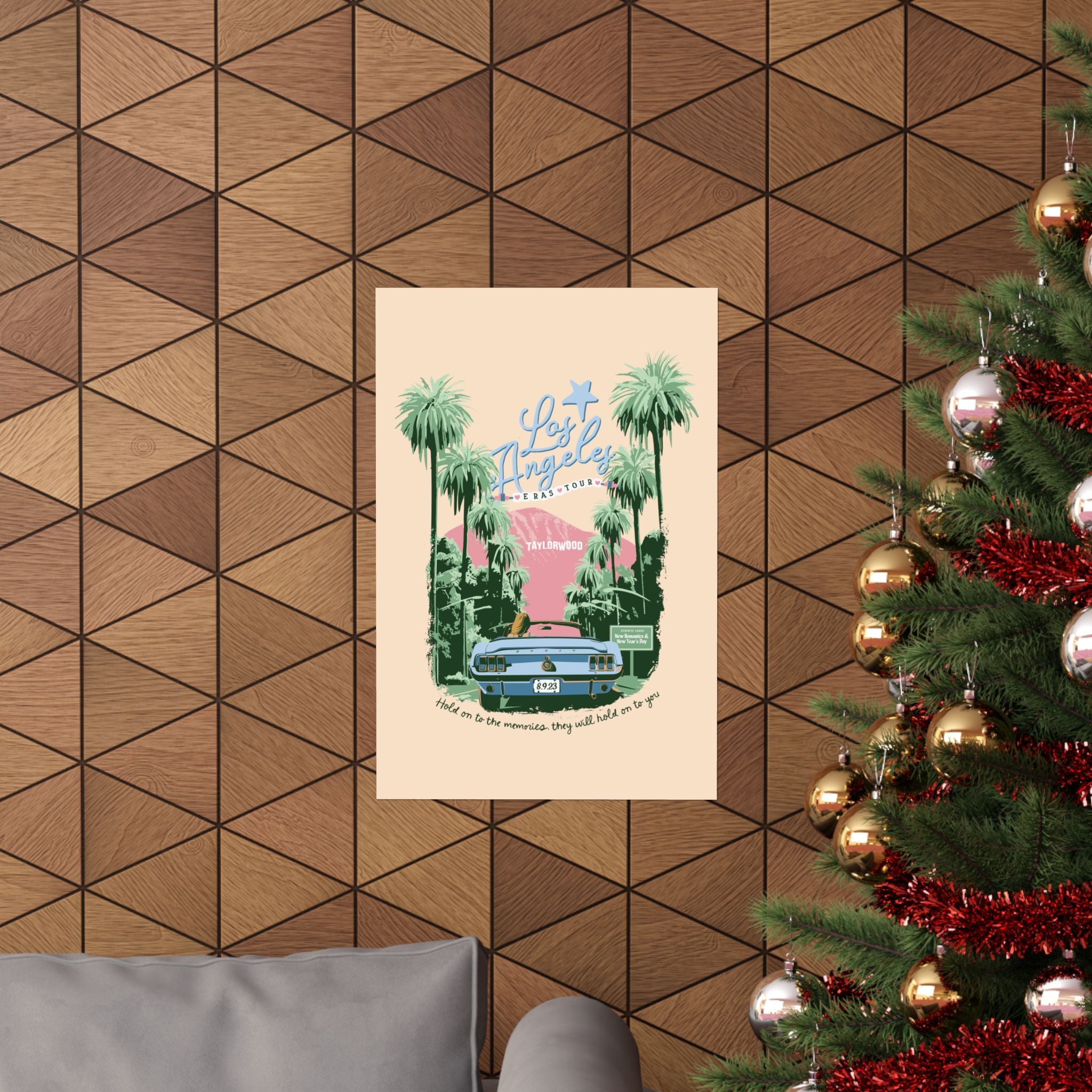 Los Angeles Eras Night Six Taylorwood Poster
