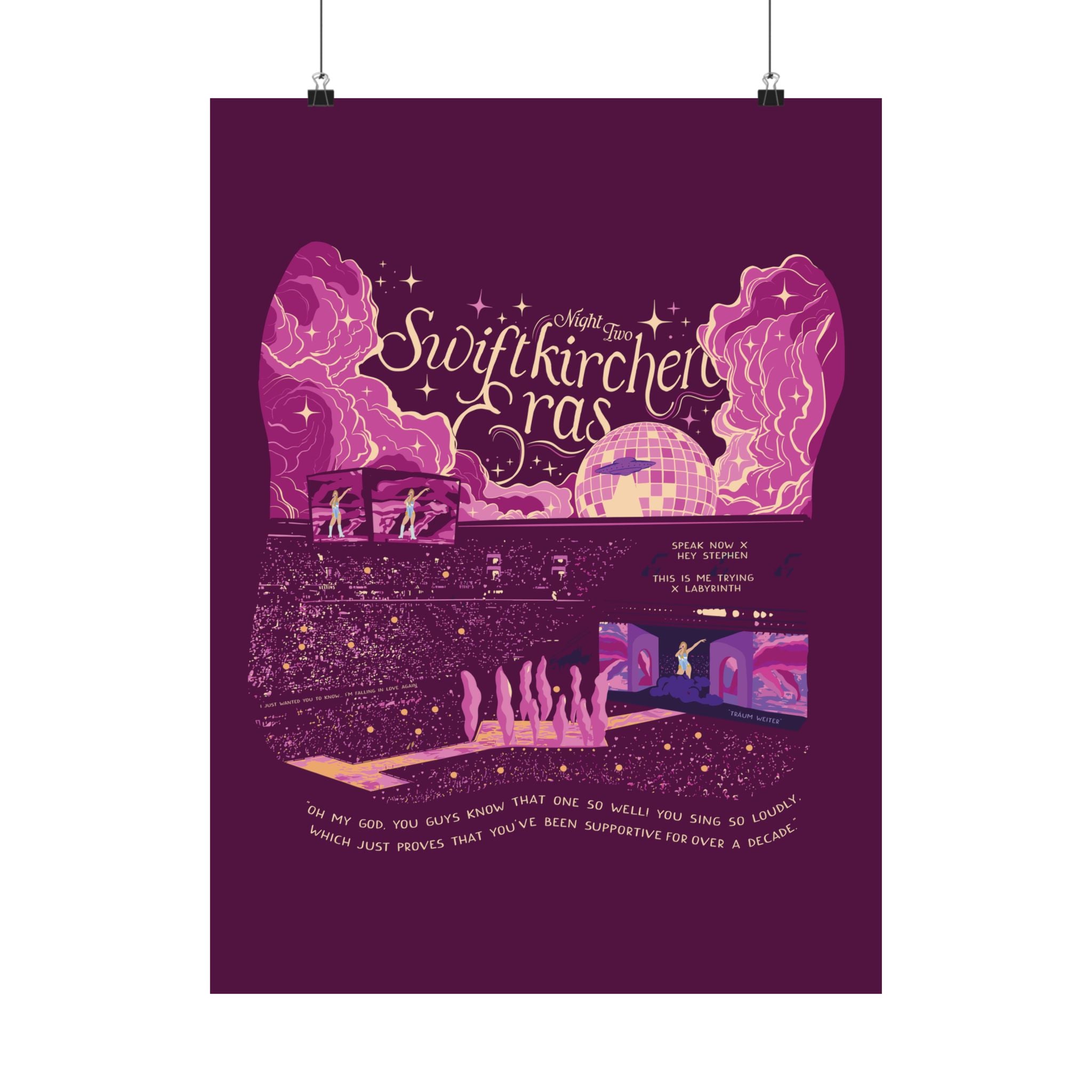 Berry Gelsenkirchen Eras Night Two Poster