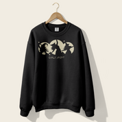 Girls Night Lightweight Crewneck in Black