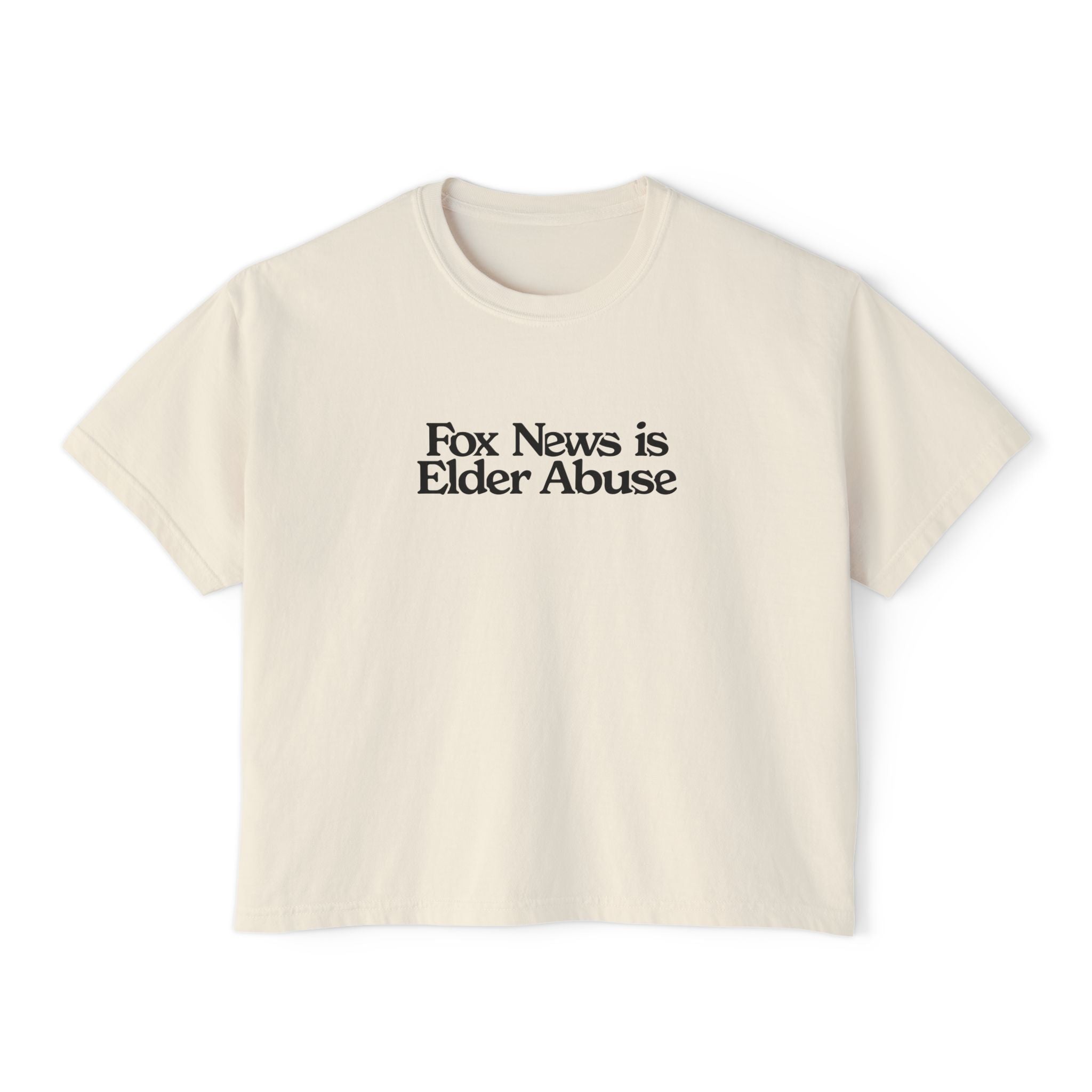 Fox News Comfort Colors Crop Top