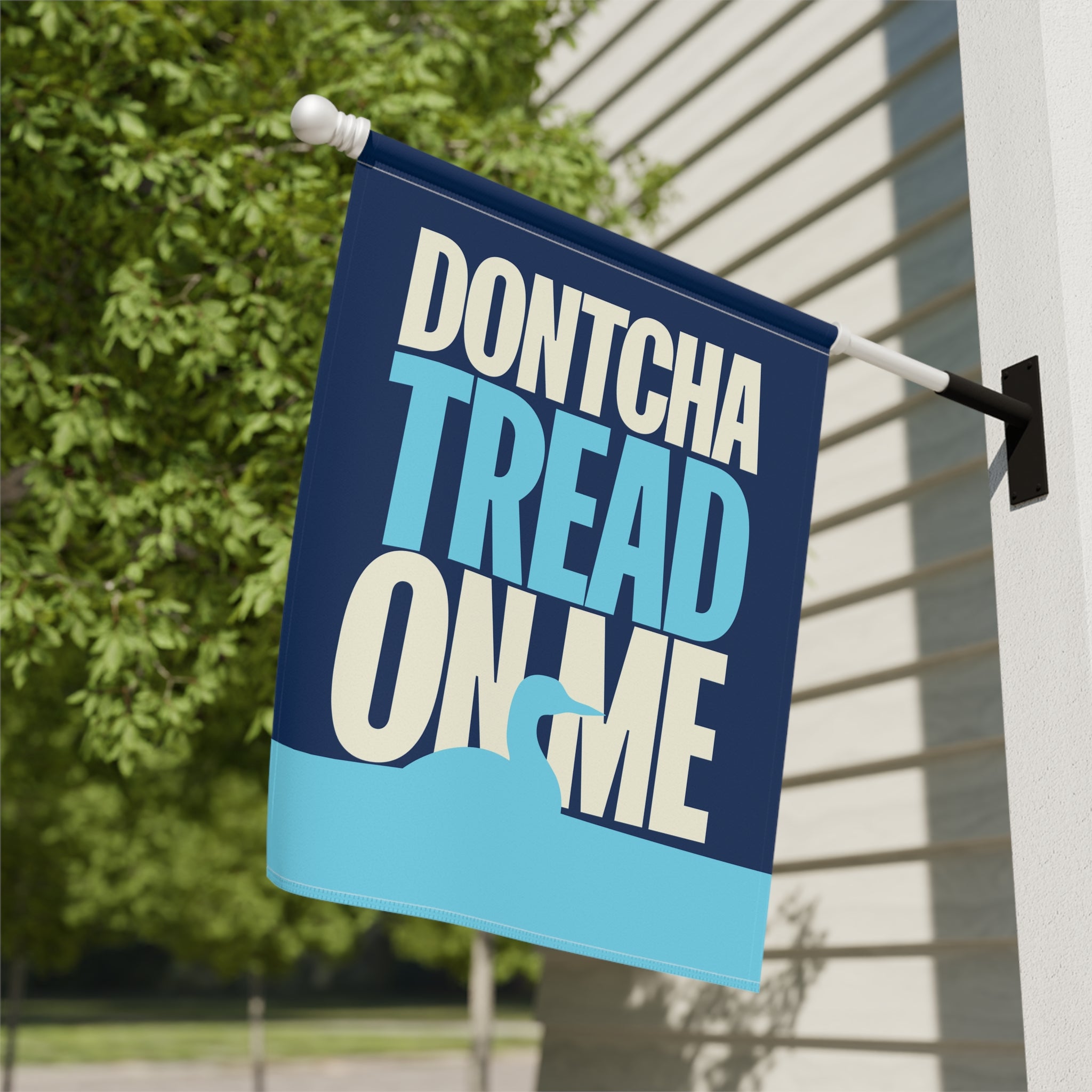 Dontcha Tread on Me Garden Flag