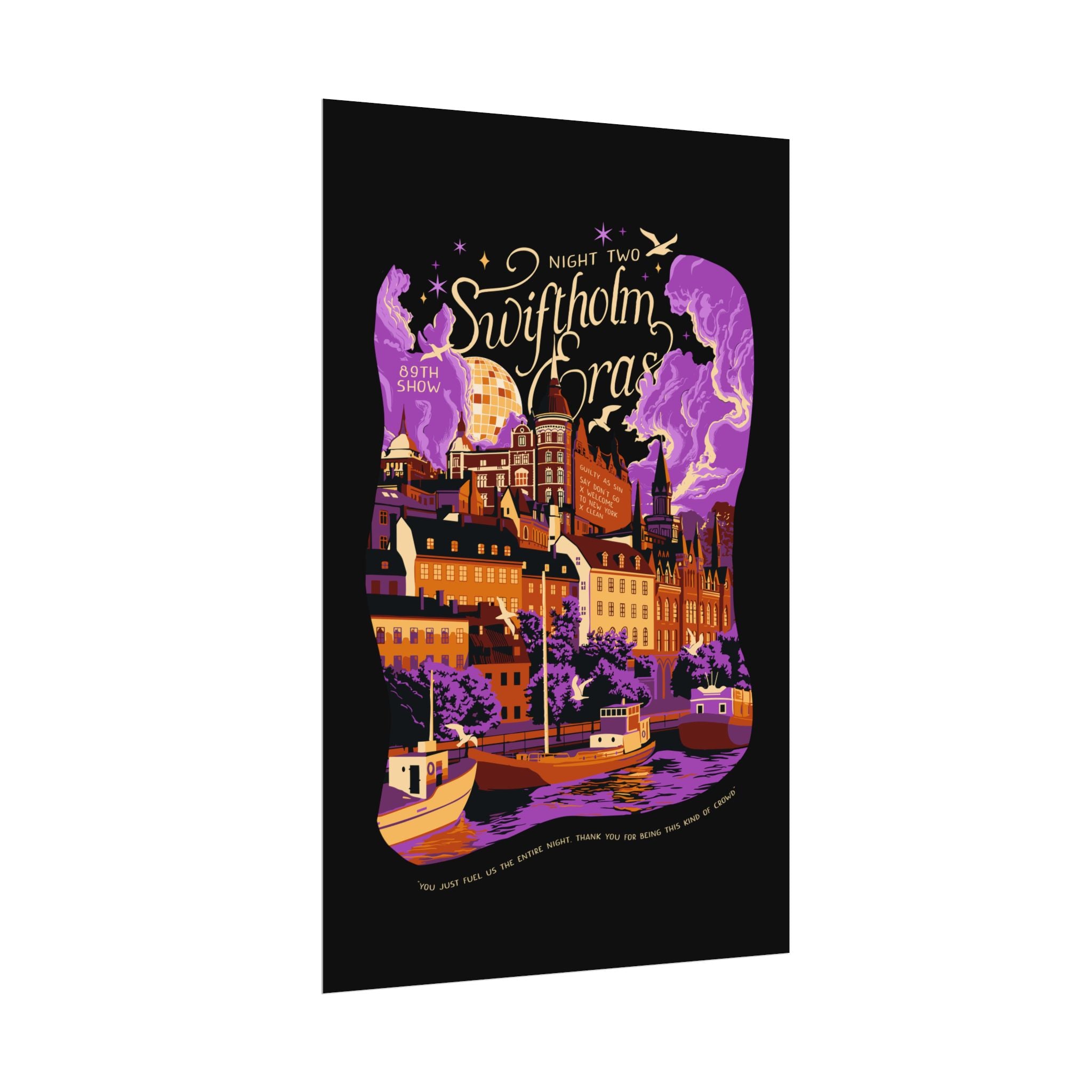 Black Night Two Swiftholm Eras Poster