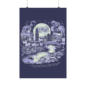 Night Three Nashville Eras Tour Skyline Purple Poster