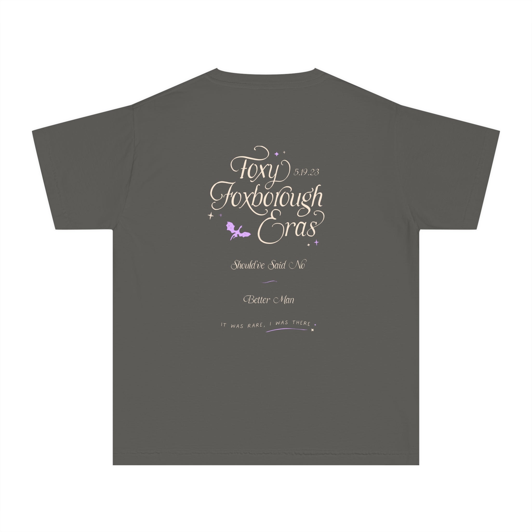Night One Foxborough Eras Gillette Stadium Youth Midweight Tee
