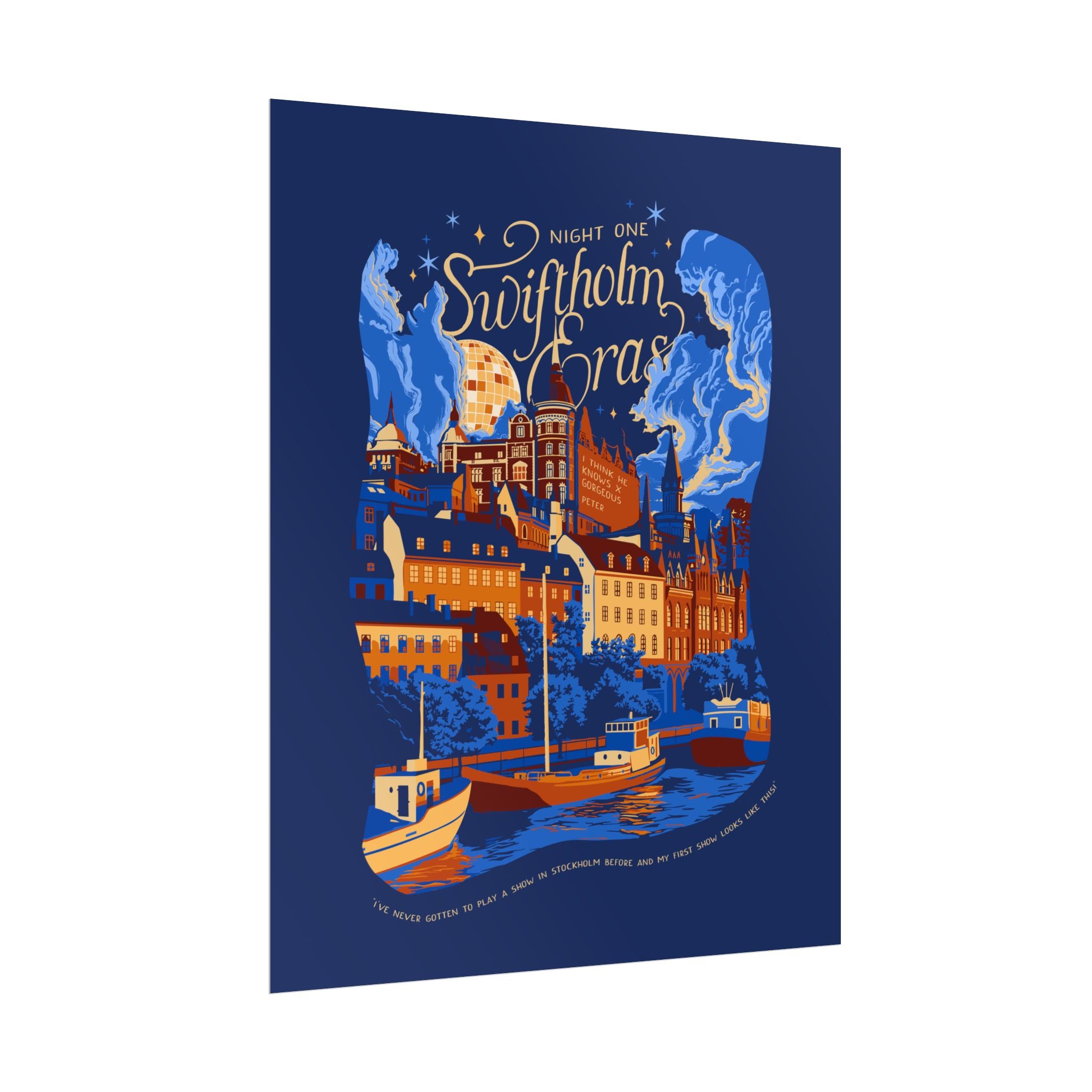 Blue Night One Swiftholm Eras Poster