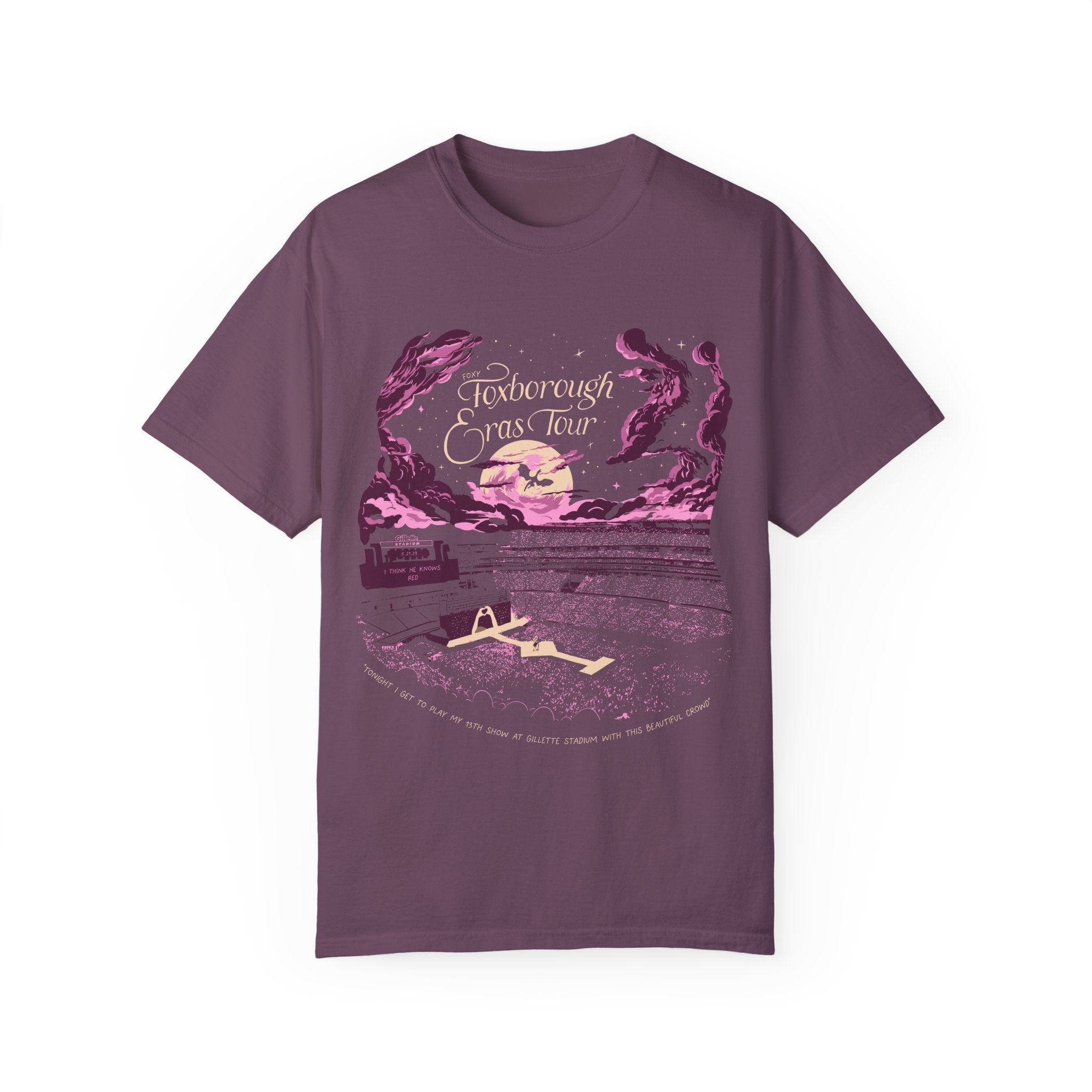 Night Three Foxborough Eras Tour Gillette Stadium Shirt