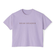 Dear Reader Crop Top