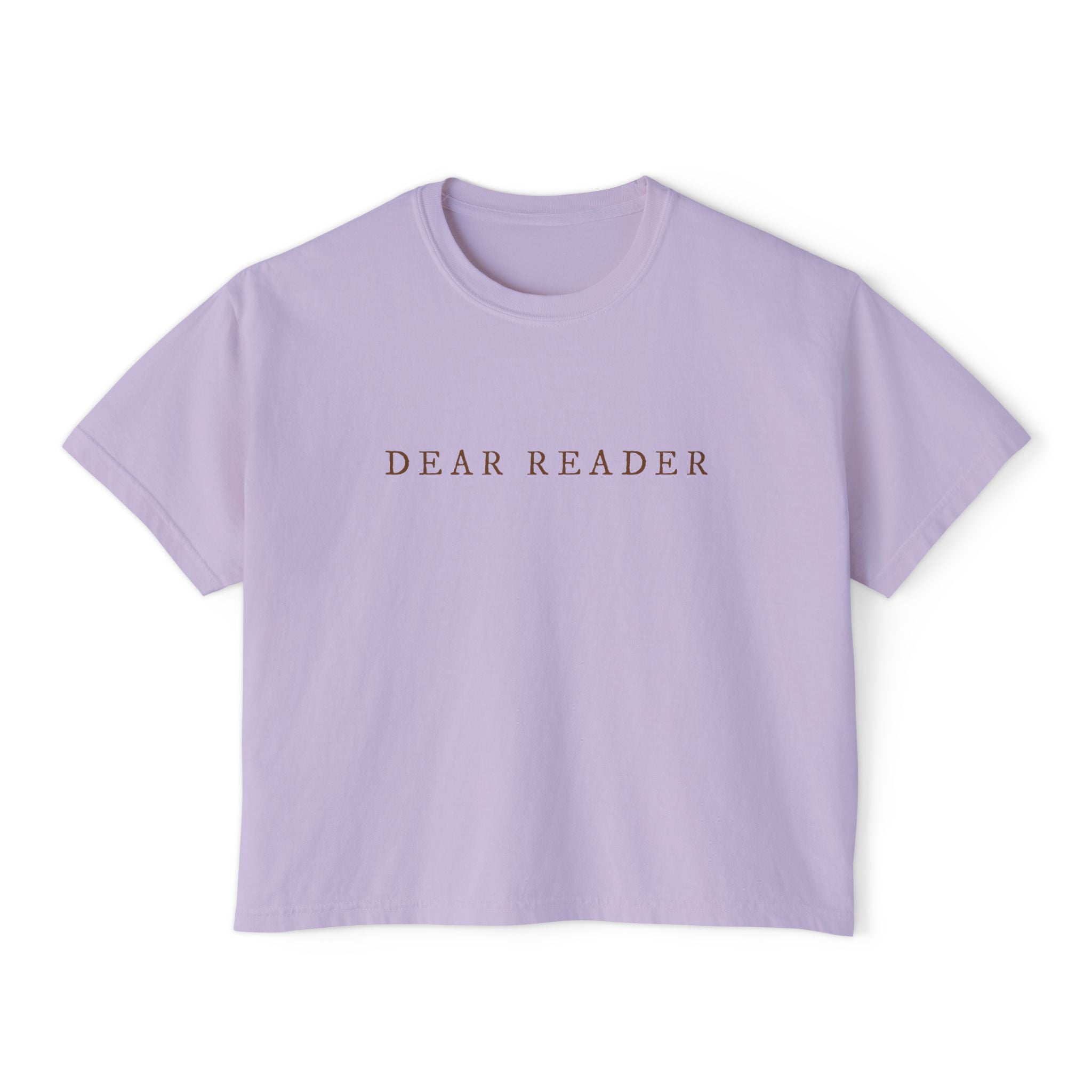 Dear Reader Crop Top