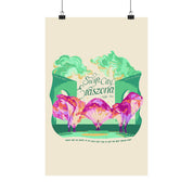Green Surprise Song Dress Night Poster Glendale Eras Tour Poster