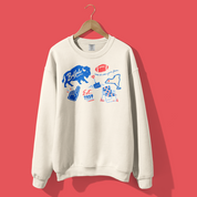 Buffalo Forever Crewneck in White