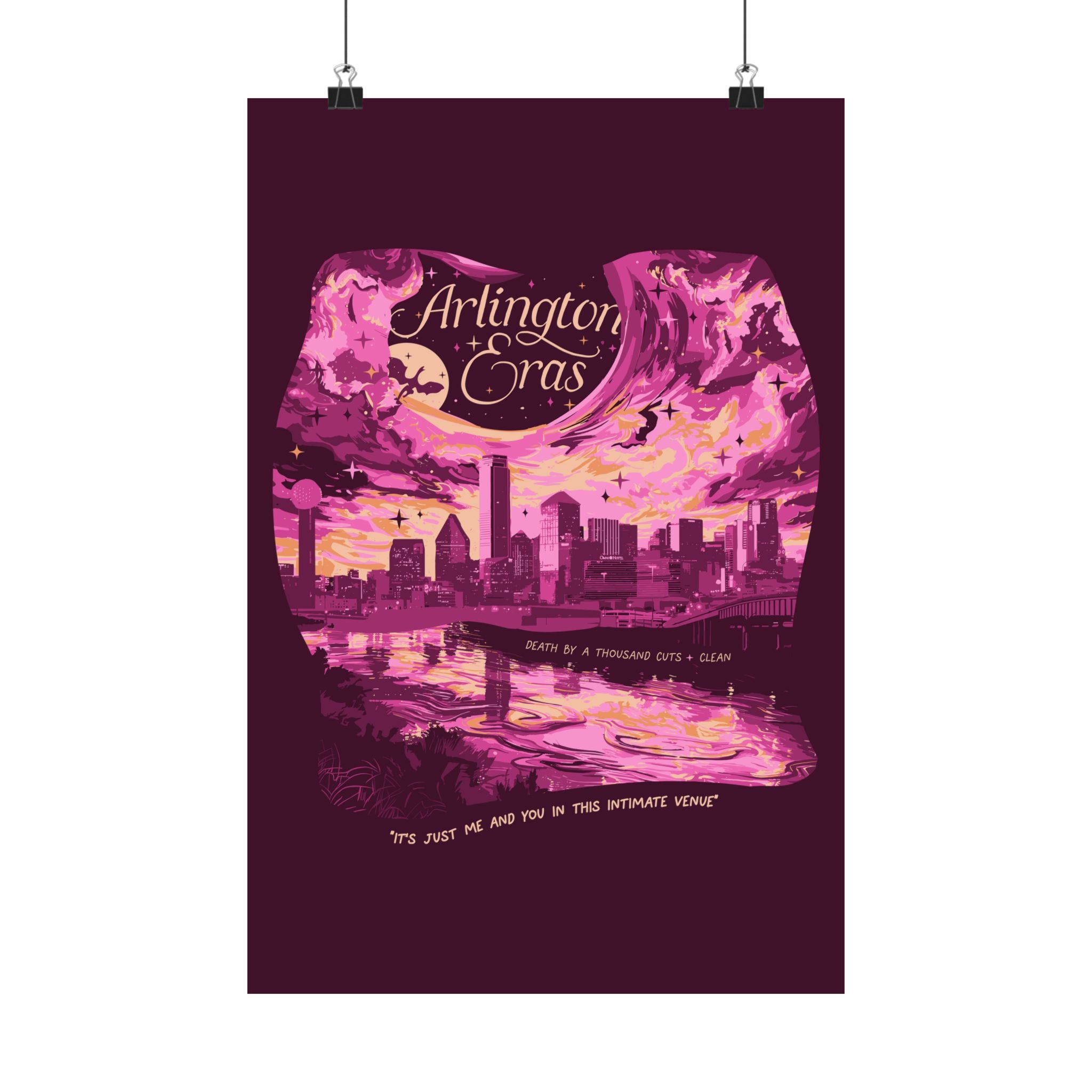 Berry Night Two Arlington Eras Tour Poster