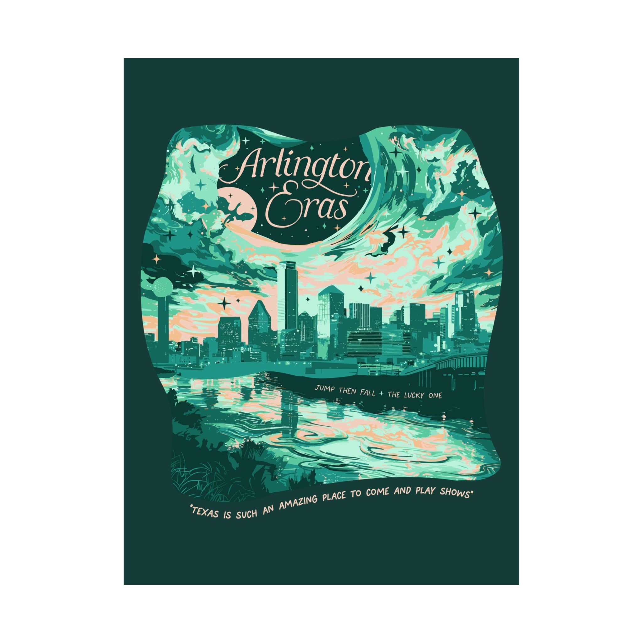Emerald Night Three Arlington Eras Poster