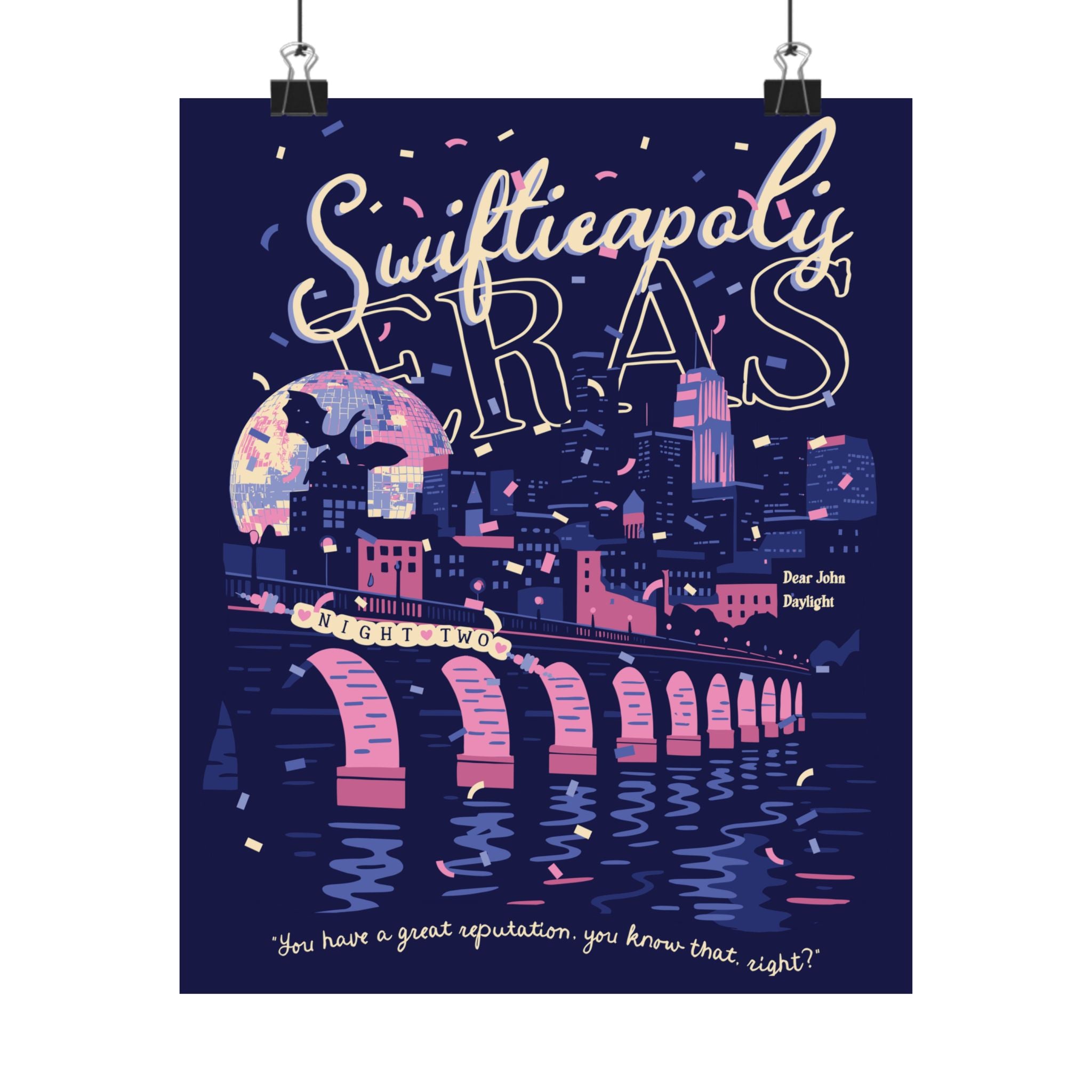 Navy Minneapolis Eras Night Two Poster