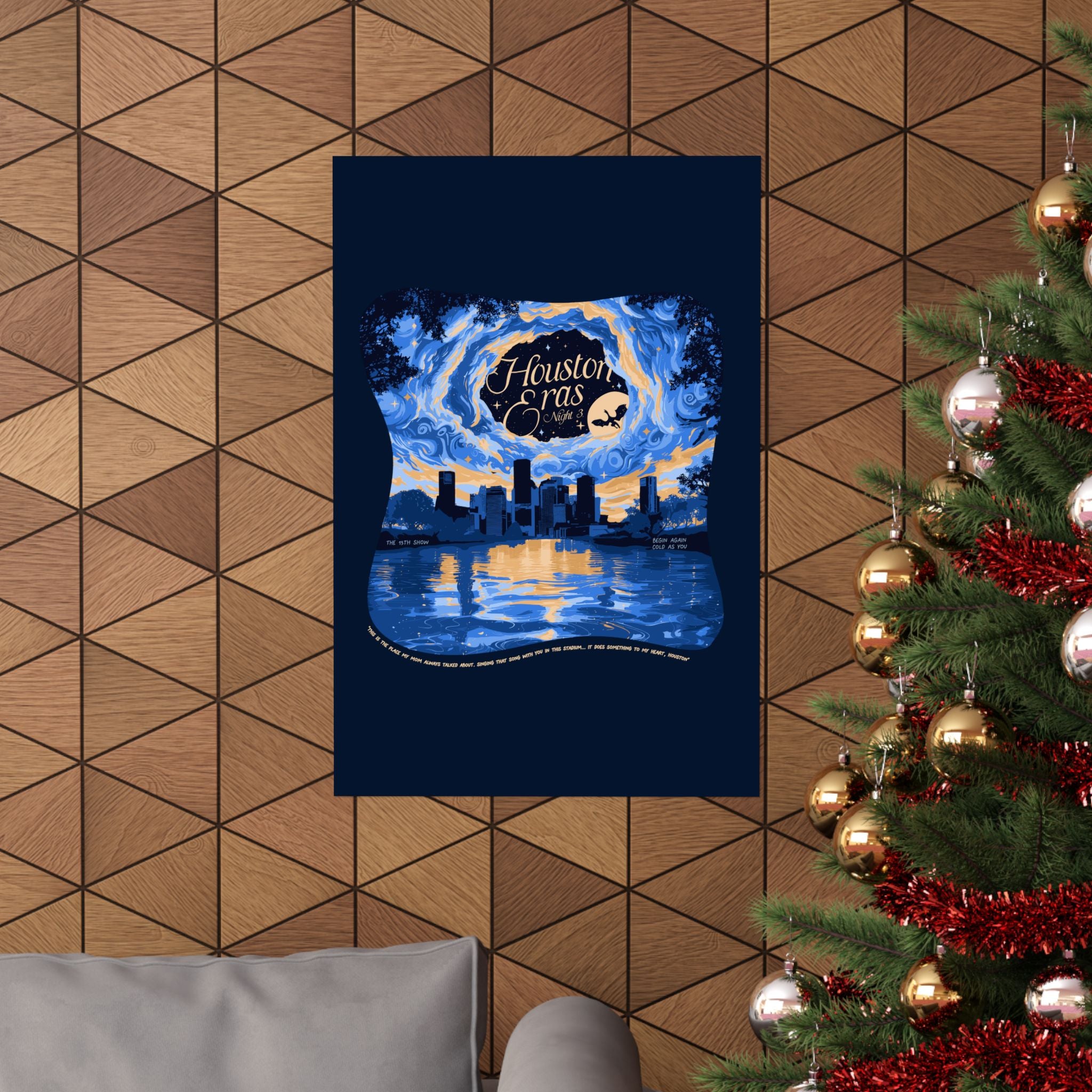 Navy Night Three Houston Eras Poster