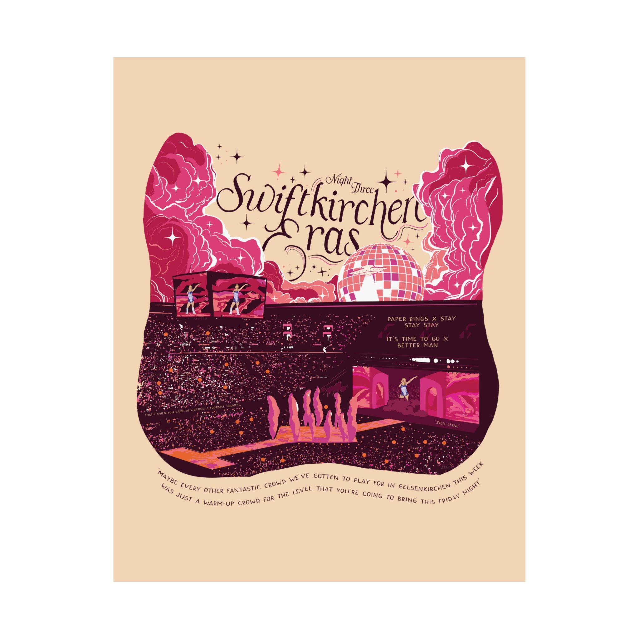 Ivory Gelsenkirchen Eras Night Three Poster