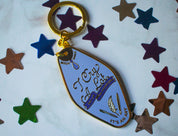 I Cry A Lot But I Am So Productive Keychain