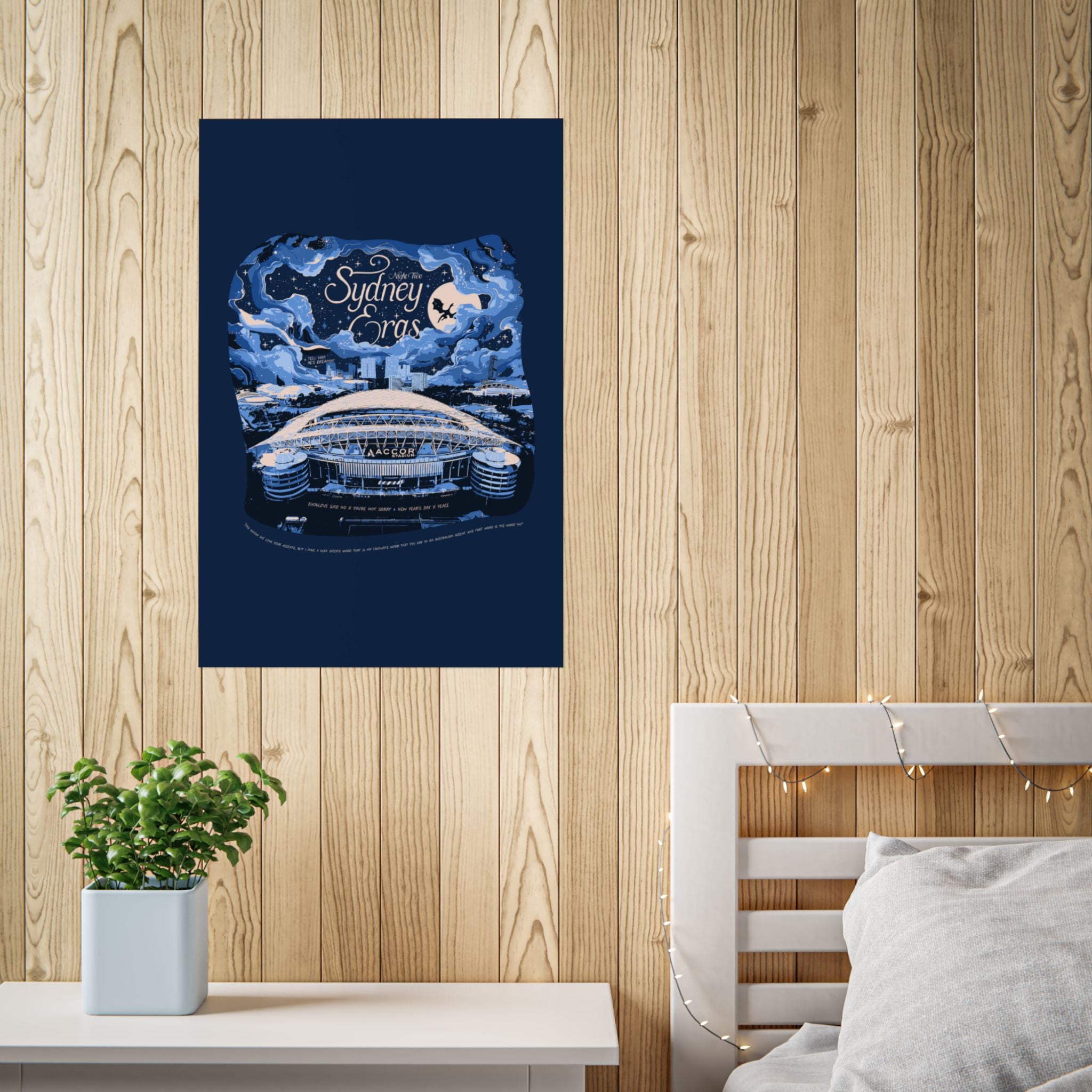 Navy Night Two Sydney Eras Tour Poster