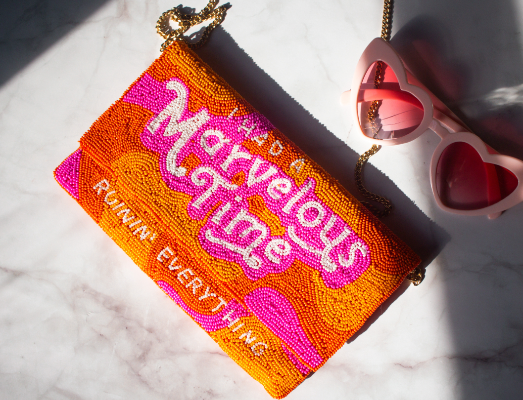 Marvelous Time Beaded Bag