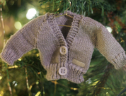 Knit Cardigan Ornaments