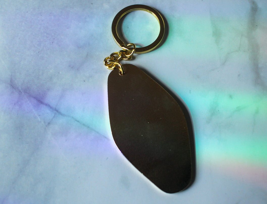 I Cry A Lot But I Am So Productive Keychain
