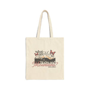 Rocks and Mountains Canvas Tote Bag
