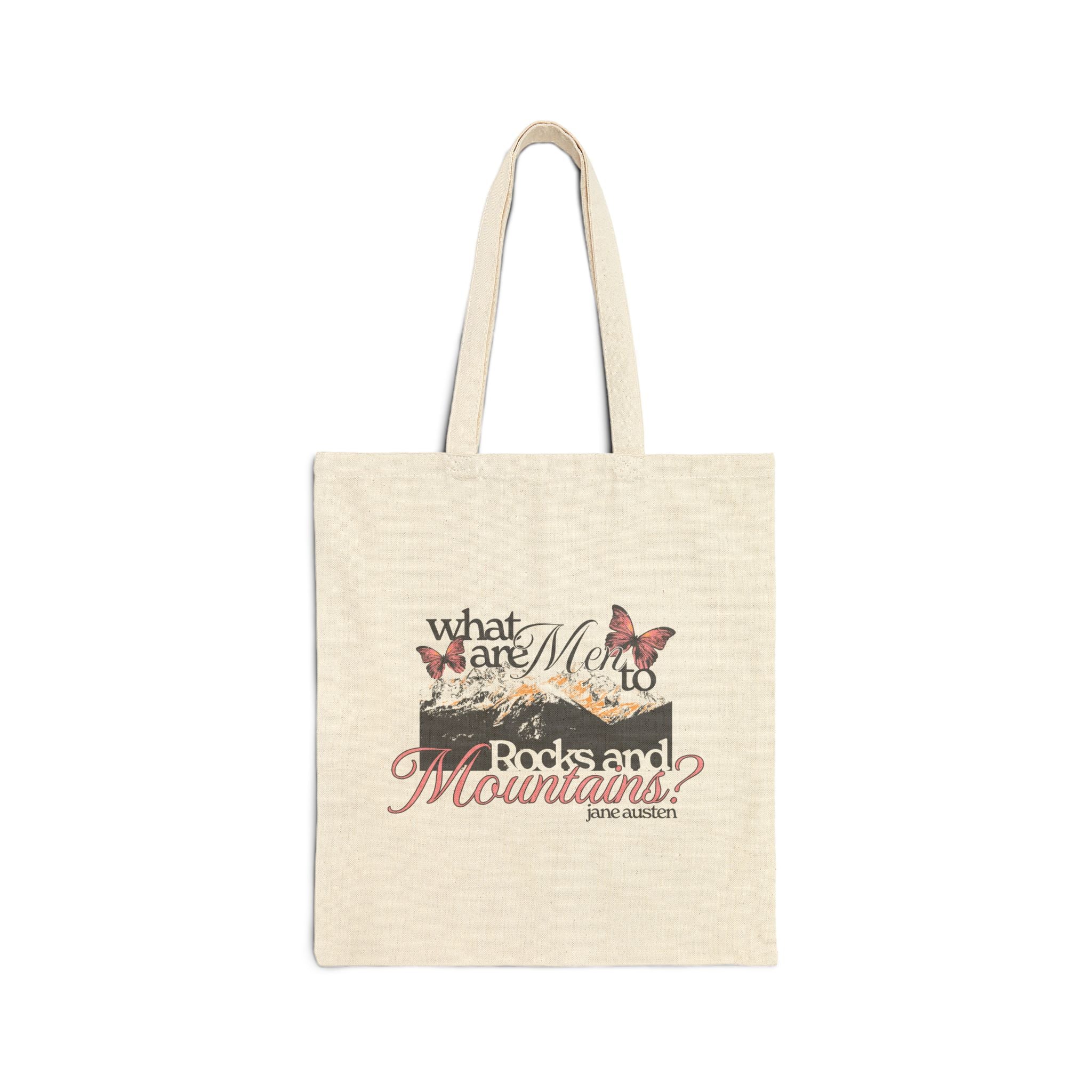 Rocks and Mountains Canvas Tote Bag