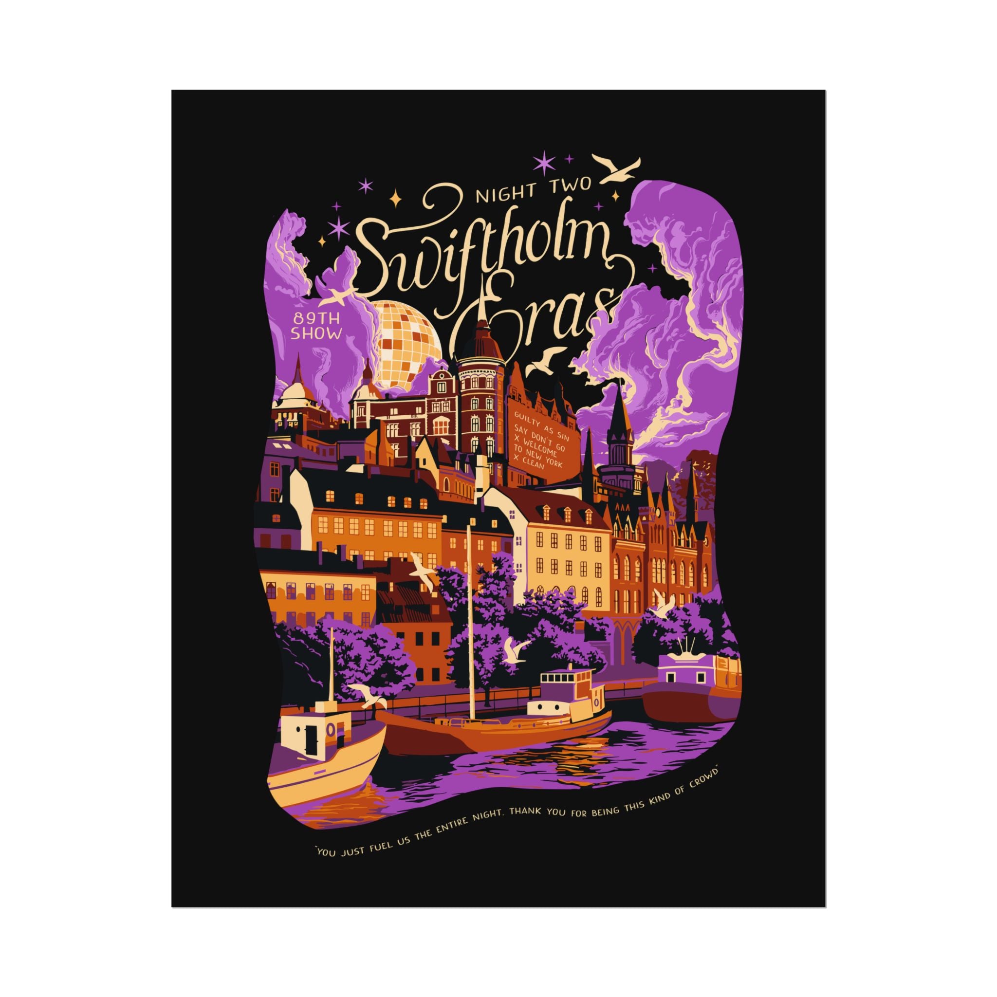 Black Night Two Swiftholm Eras Poster