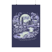 Night Three Nashville Eras Tour Skyline Purple Poster