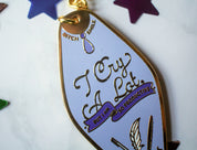 I Cry A Lot But I Am So Productive Keychain
