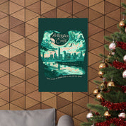 Emerald Night Three Arlington Eras Poster