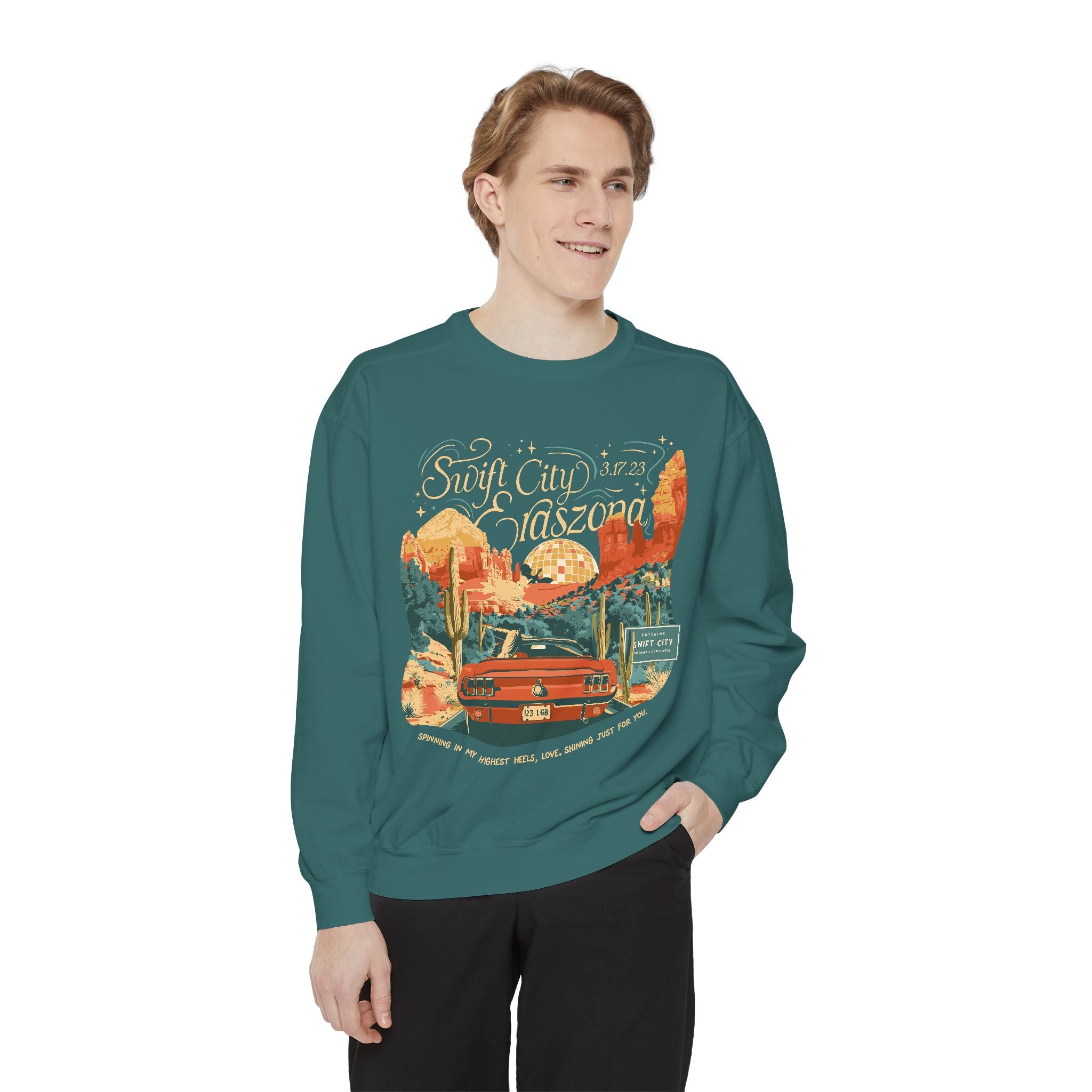 Night One Sedona Drive Eraszona Tour Crewneck