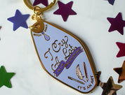 I Cry A Lot But I Am So Productive Keychain