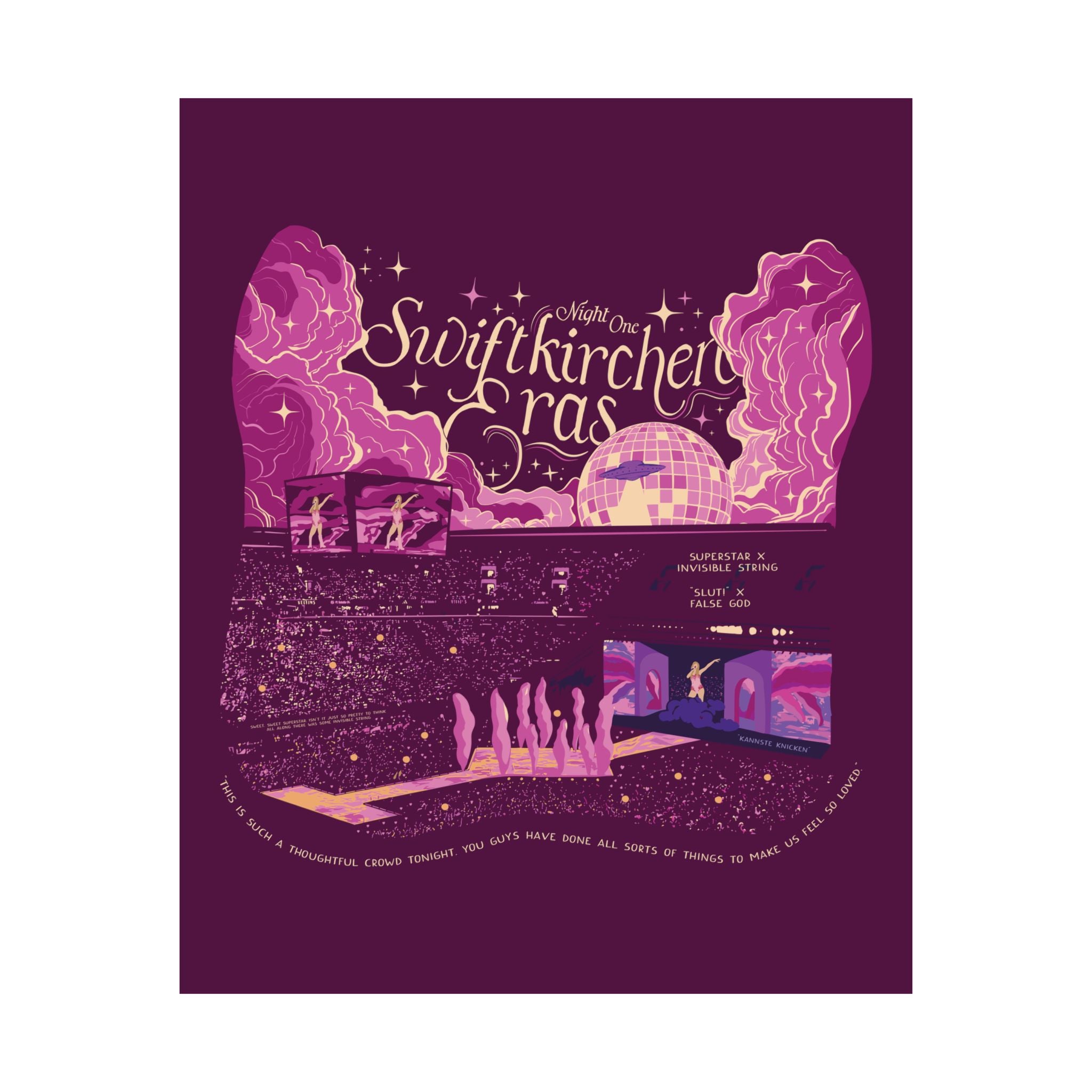 Berry Gelsenkirchen Eras Night One Poster
