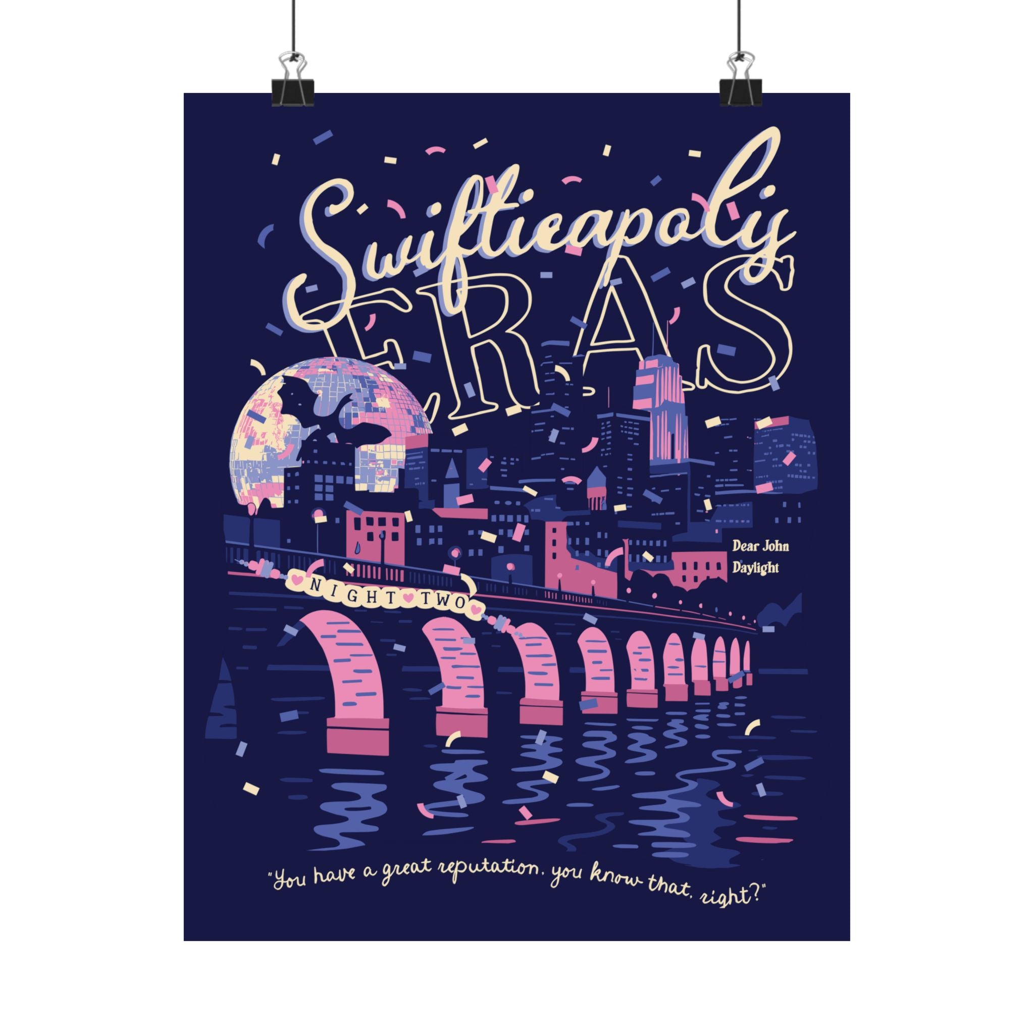 Navy Minneapolis Eras Night Two Poster