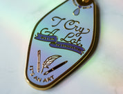 I Cry A Lot But I Am So Productive Keychain