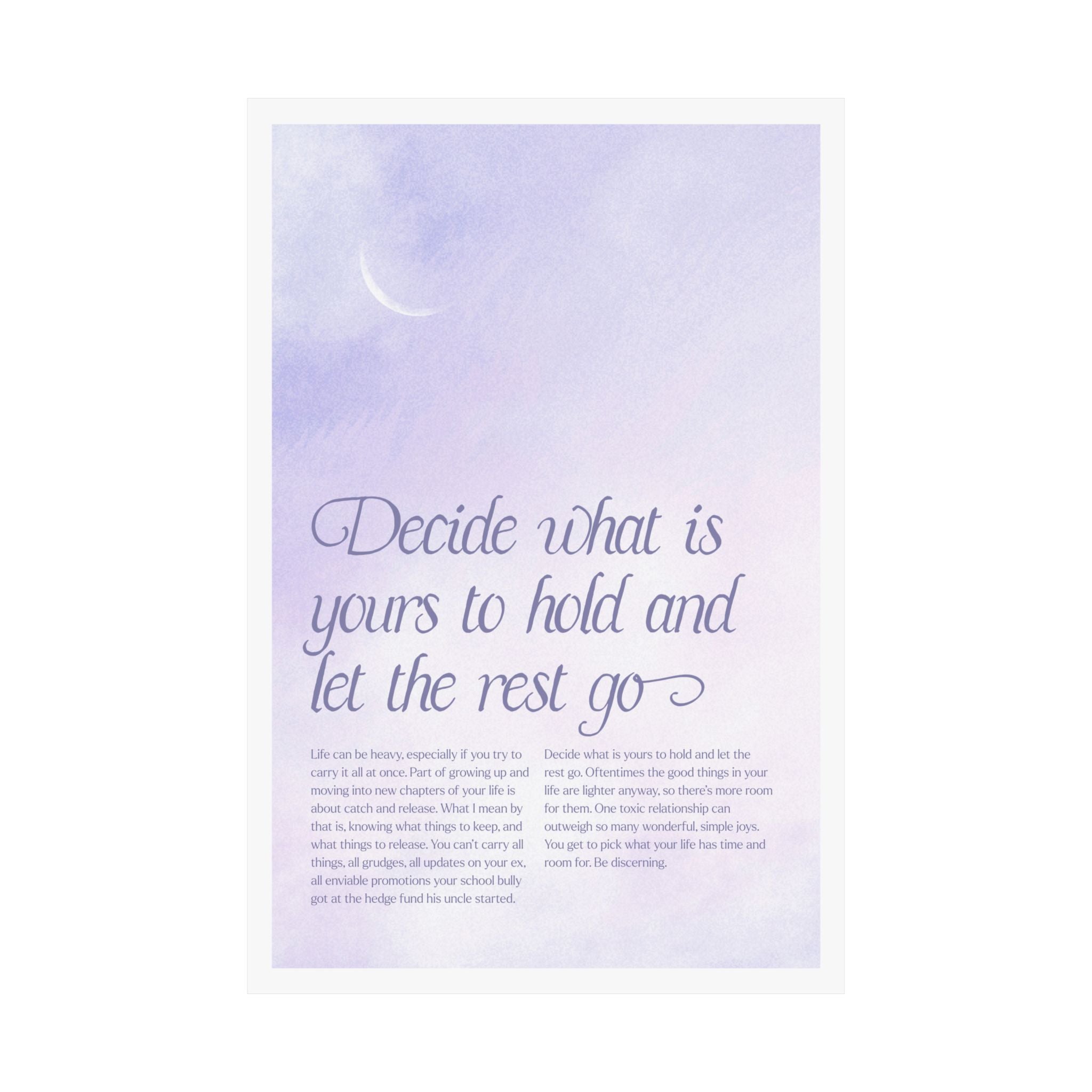 Let The Rest Go Poster
