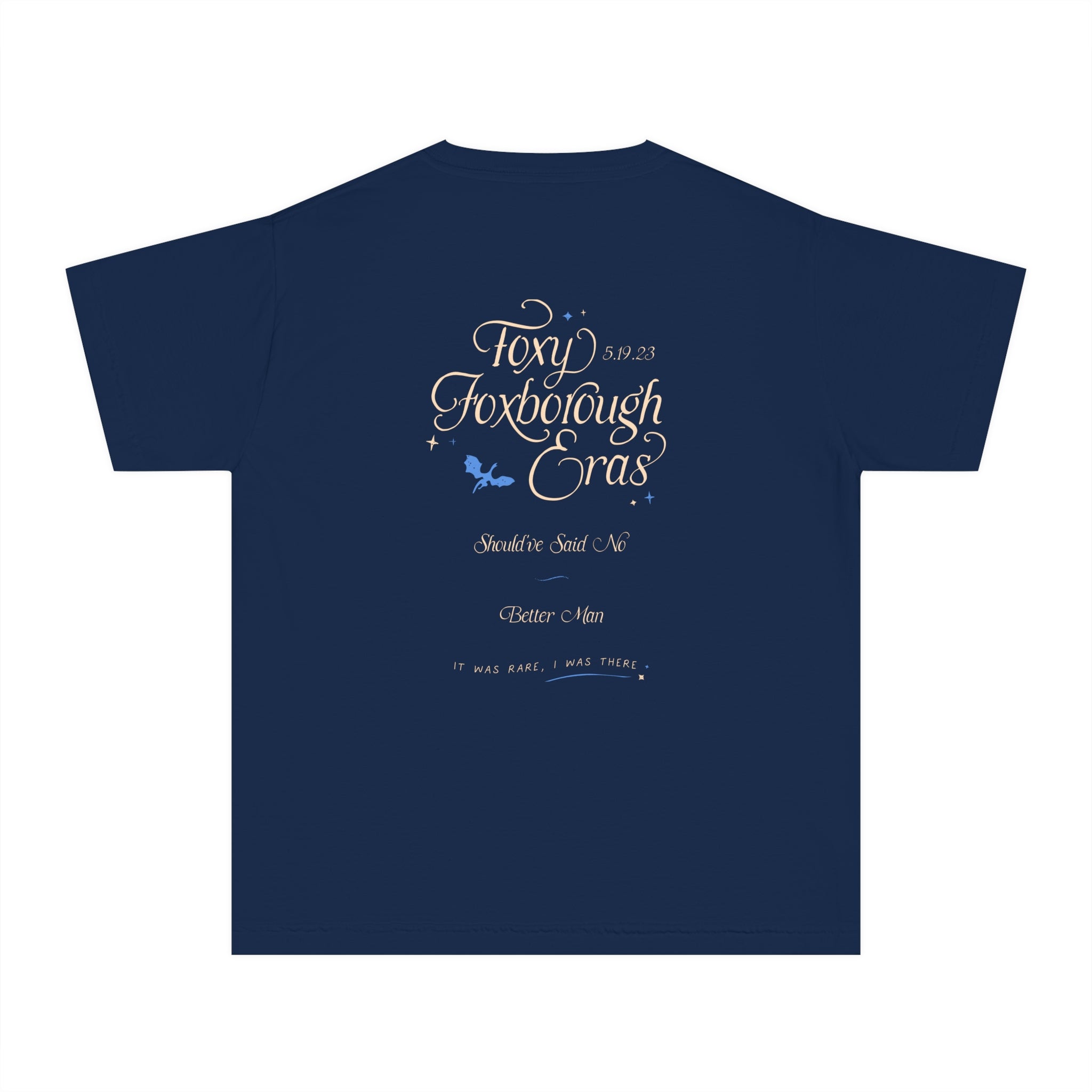Night One Foxborough Eras Gillette Stadium Youth Midweight Tee