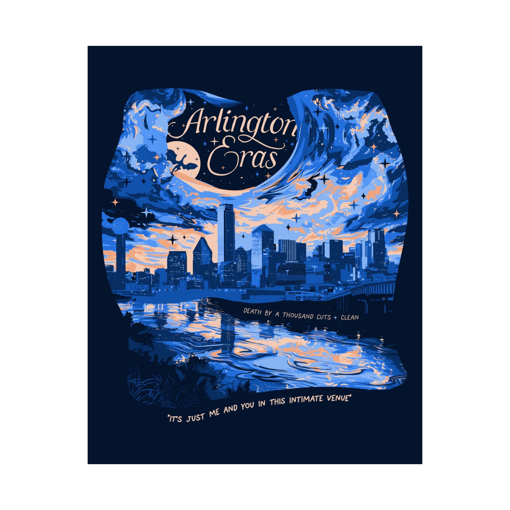 Navy Night Two Arlington Eras Tour Poster