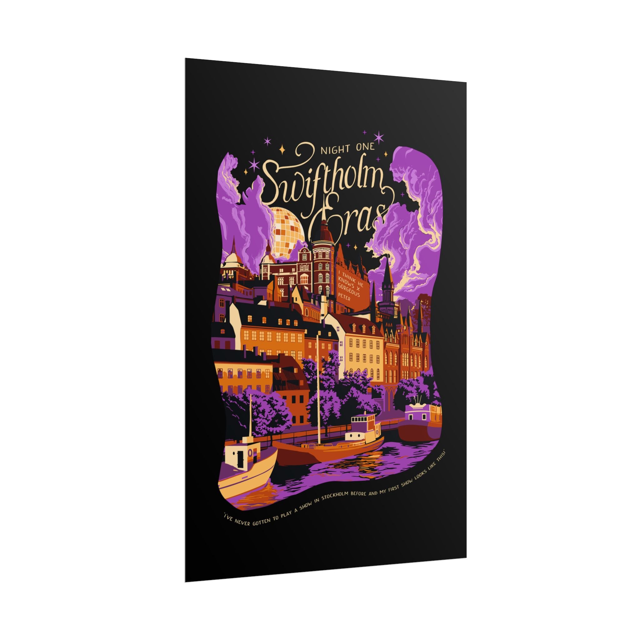 Black Night One Swiftholm Eras Poster