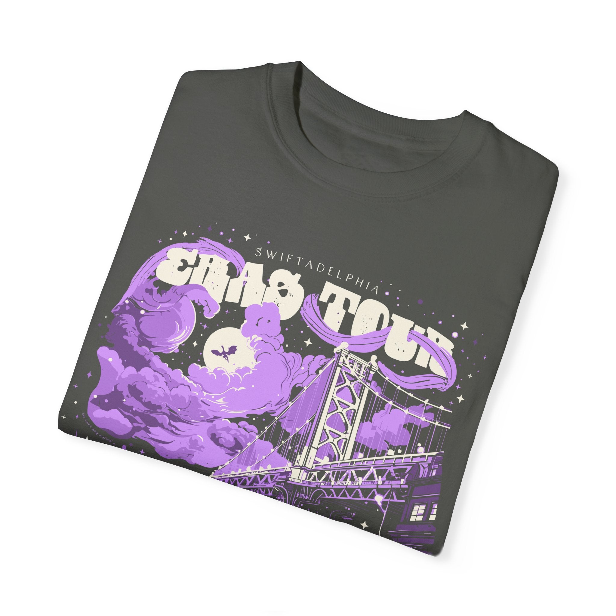 Night Two Swiftadelphia Skyline Single Sided Eras Tour Shirt